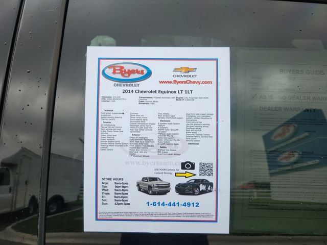Used 2014 Chevrolet Equinox LT w/ Driver Convenience Package FWD image 13