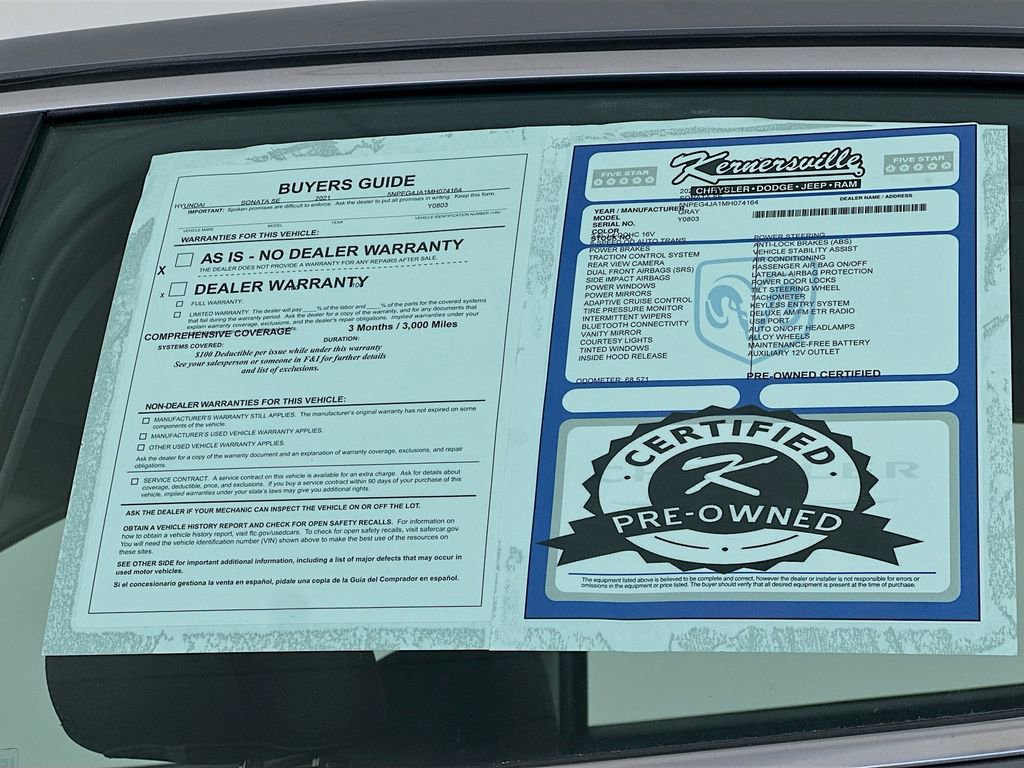 Used 2021 Hyundai Sonata SE FWD image 36