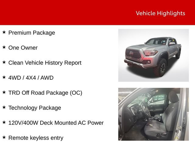 Used 2019 Toyota Tacoma TRD Off-Road w/ Technology Package AWD/4WD image 9