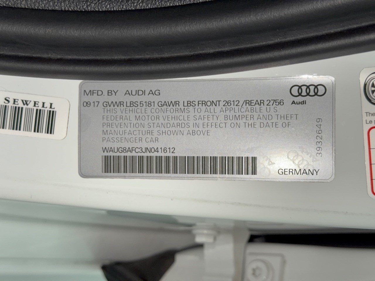 Used 2018 Audi A6 2.0T Premium Plus w/ Premium Plus Package AWD/4WD image 31