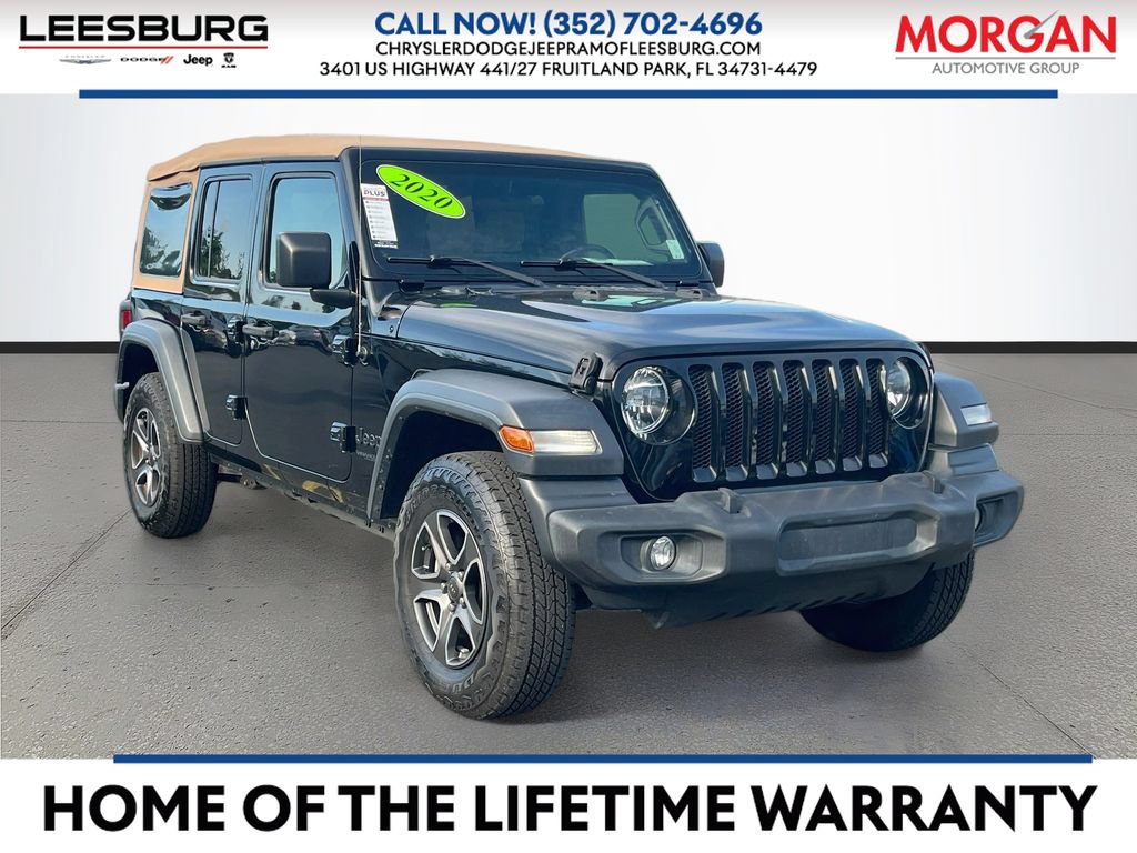 Certified 2020 Jeep Wrangler Unlimited Sport