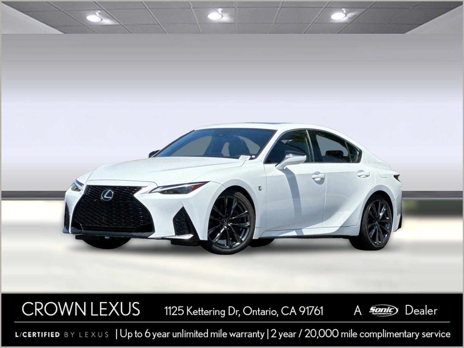Certified 2023 Lexus IS 350 F Sport w/ Accessory Package RWD image 1