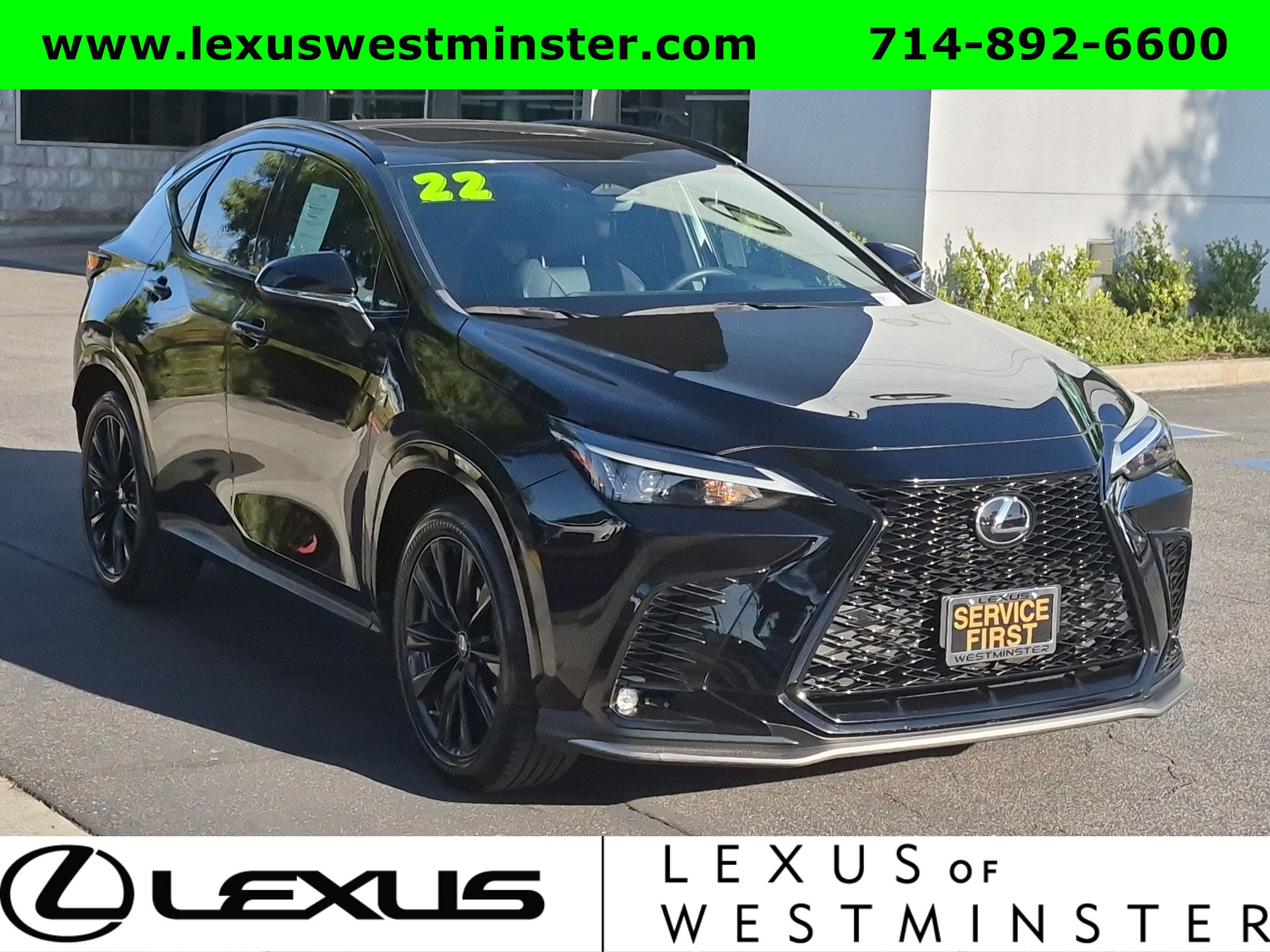 Used 2022 Lexus NX 350 F Sport w/ F Sport Cold Package AWD/4WD image 3
