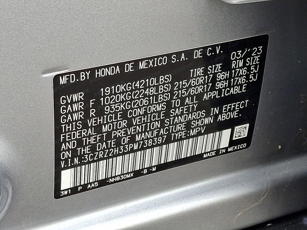 Used 2023 Honda HR-V LX image 28