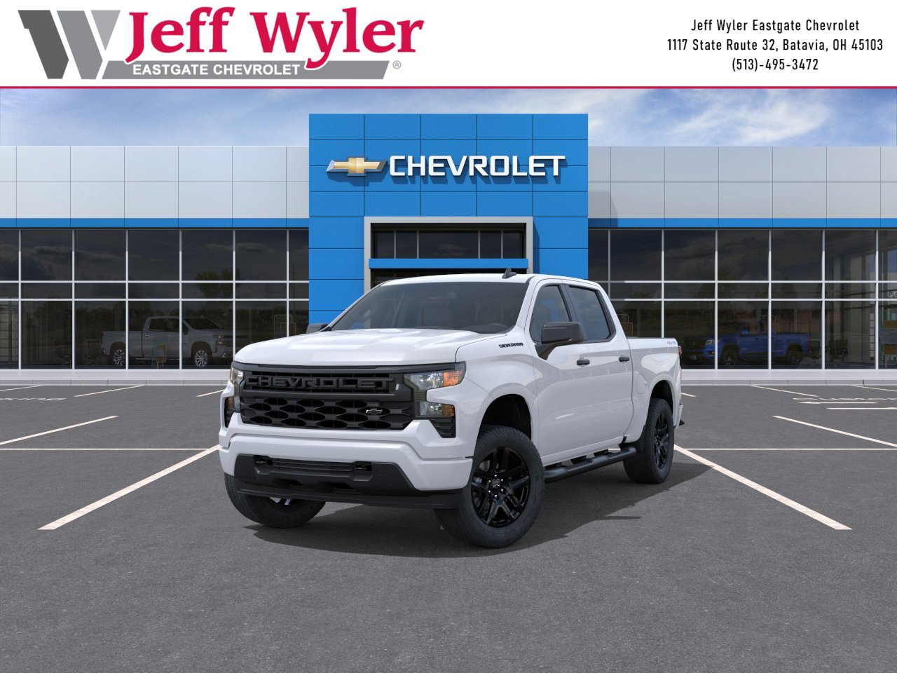New 2026 Chevrolet Silverado 1500 Custom w/ Turbomax Blackout Package AWD/4WD image 9