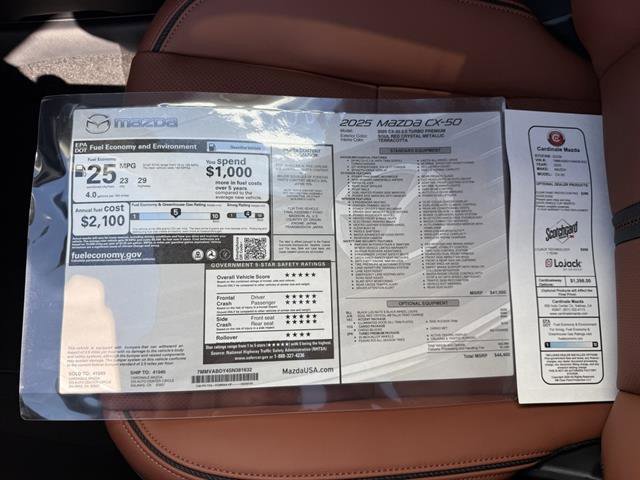New 2025 MAZDA CX-50 AWD 2.5 Turbo w/ Accent Package image 35