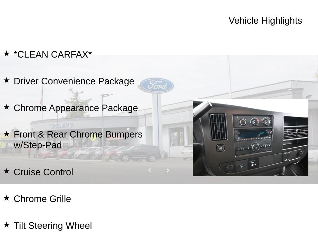 Used 2020 Chevrolet Express 2500 w/ Driver Convenience Package RWD image 19