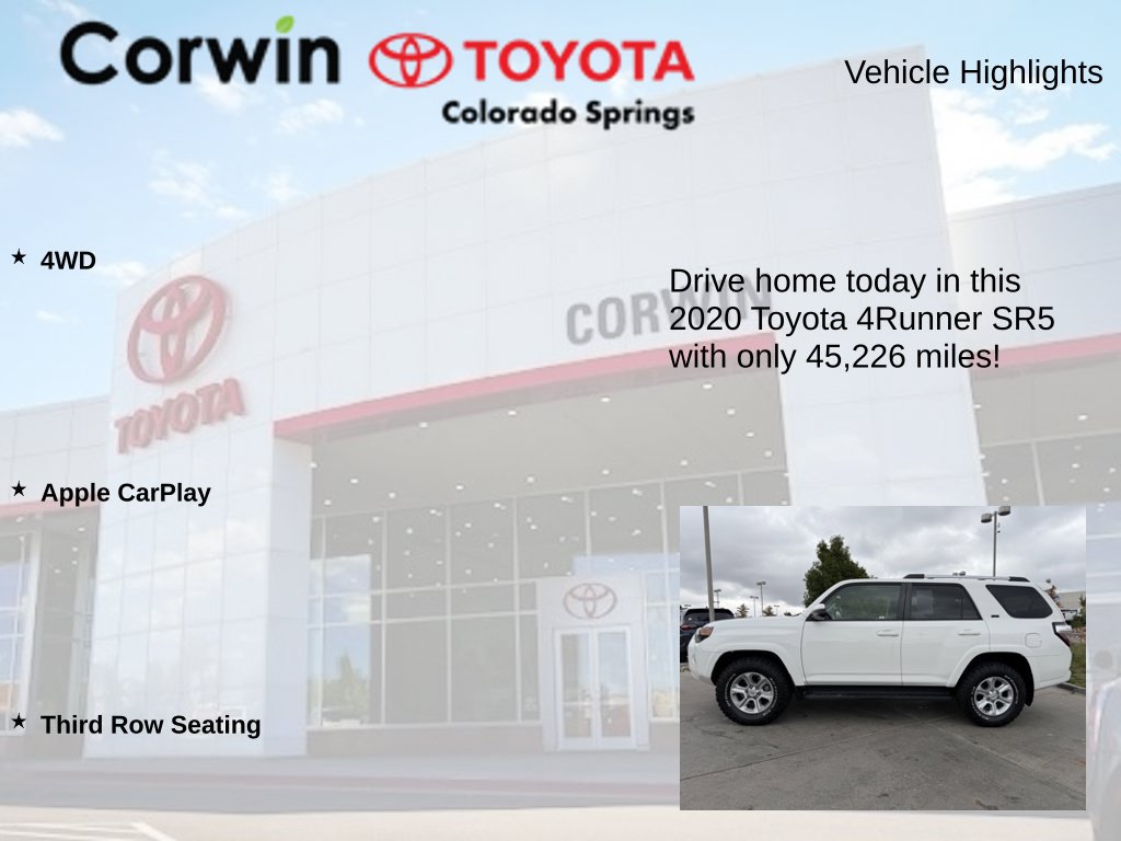Used 2020 Toyota 4Runner SR5 AWD/4WD image 7