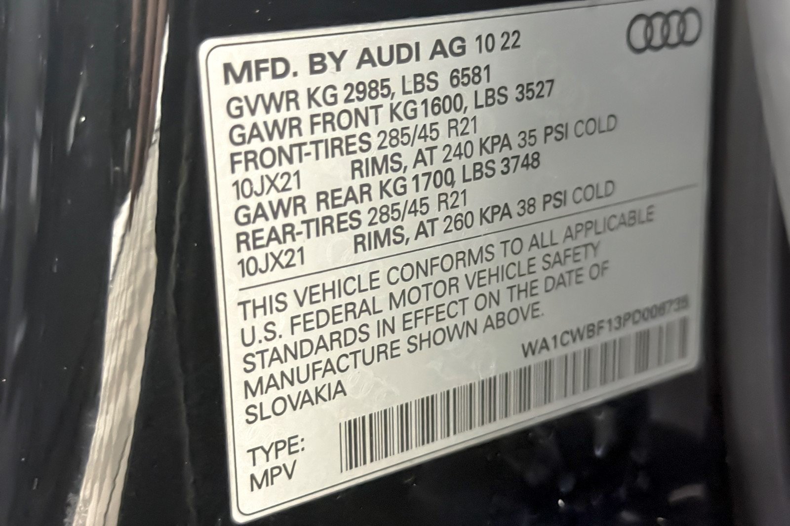 Used 2023 Audi SQ8 Prestige AWD/4WD image 27