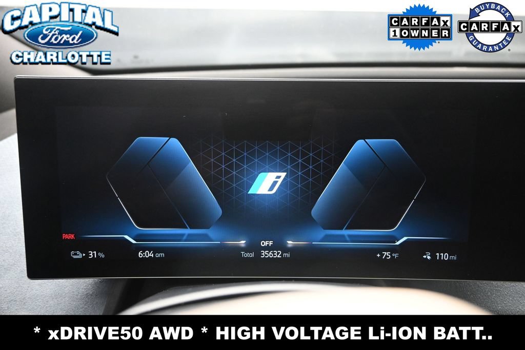 Used 2023 BMW iX xDrive50 w/ Sport Package AWD/4WD image 13