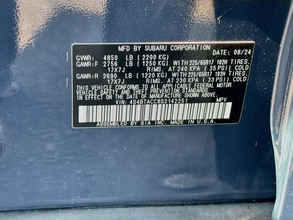 Certified 2025 Subaru Outback Premium AWD/4WD image 30