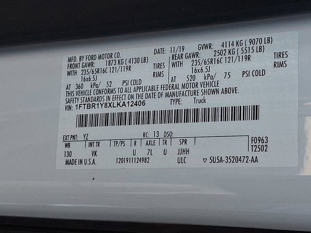 Used 2020 Ford Transit 250 Low Roof w/ Load Area Protection Package image 29