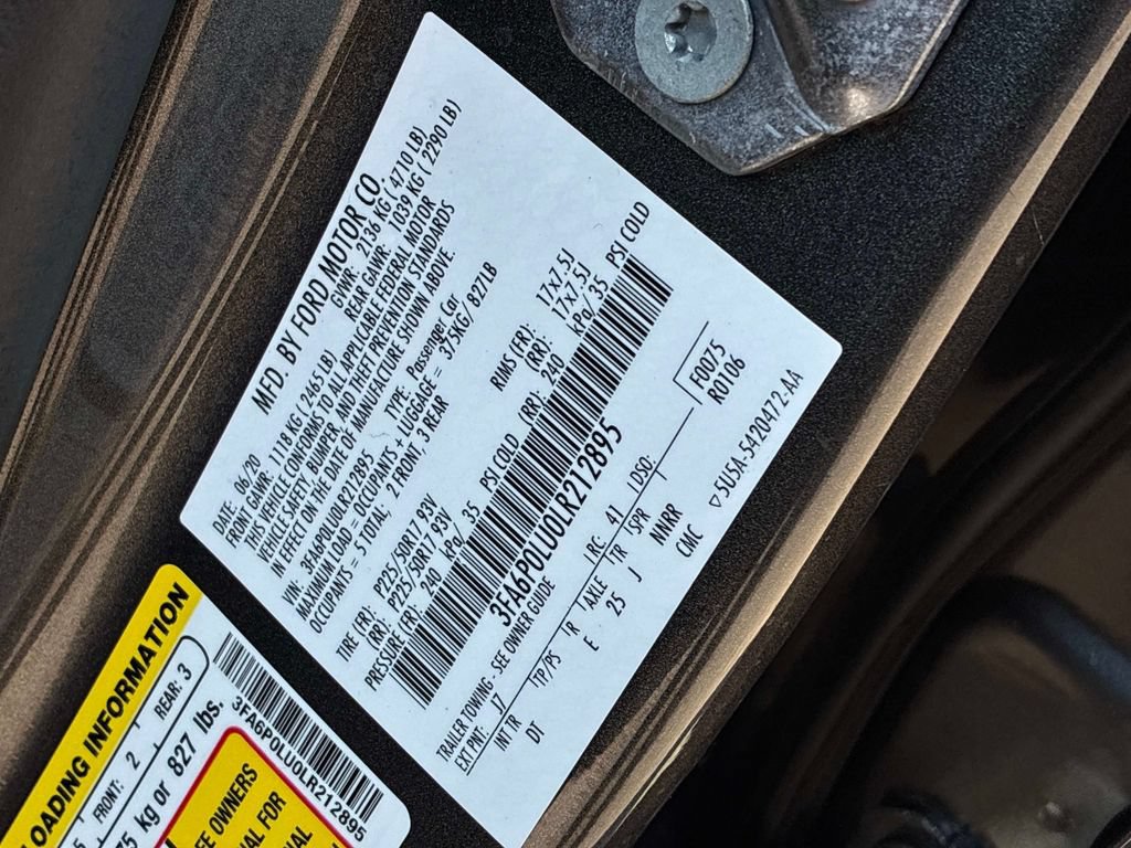 Used 2020 Ford Fusion SE FWD image 30