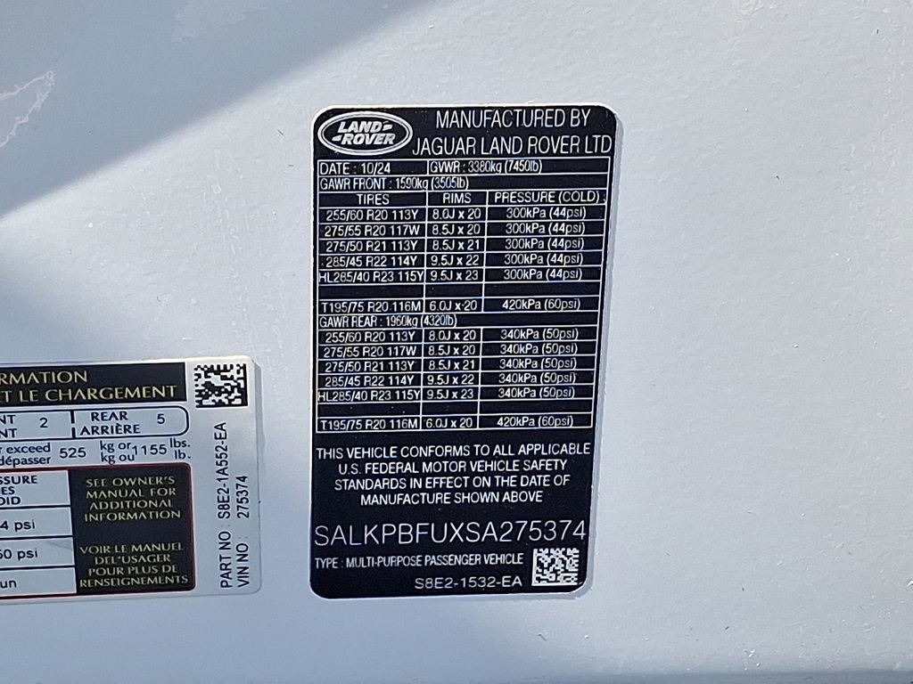Used 2025 Land Rover Range Rover Long Wheelbase SE image 24
