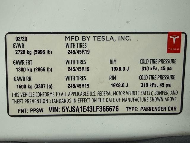 Used 2020 Tesla Model S Performance image 41