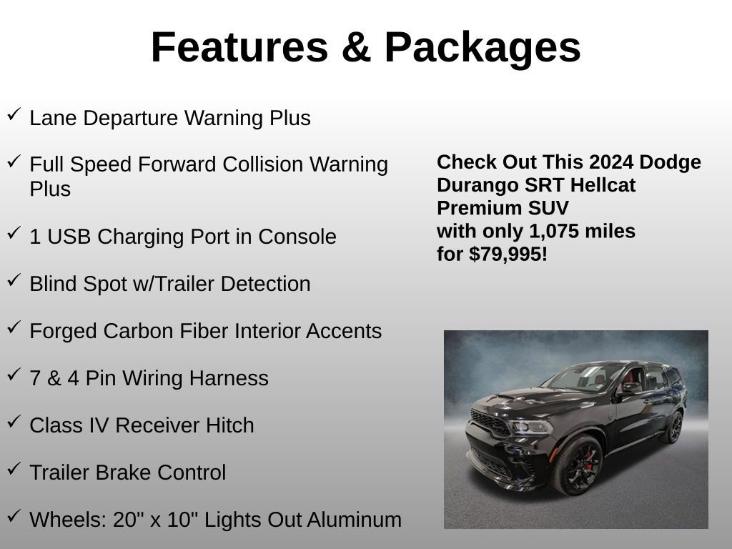 Used 2024 Dodge Durango SRT Hellcat AWD/4WD image 13