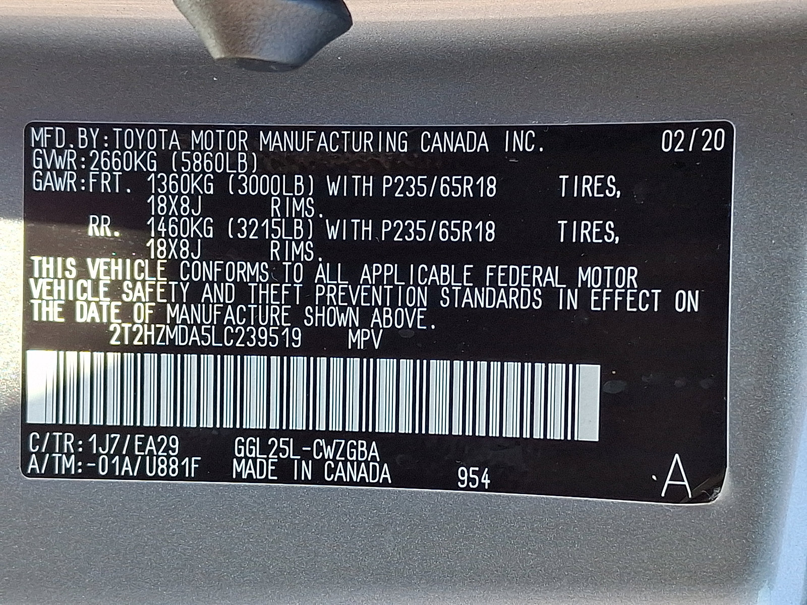 Certified 2020 Lexus RX 350 AWD w/ Premium Package image 28