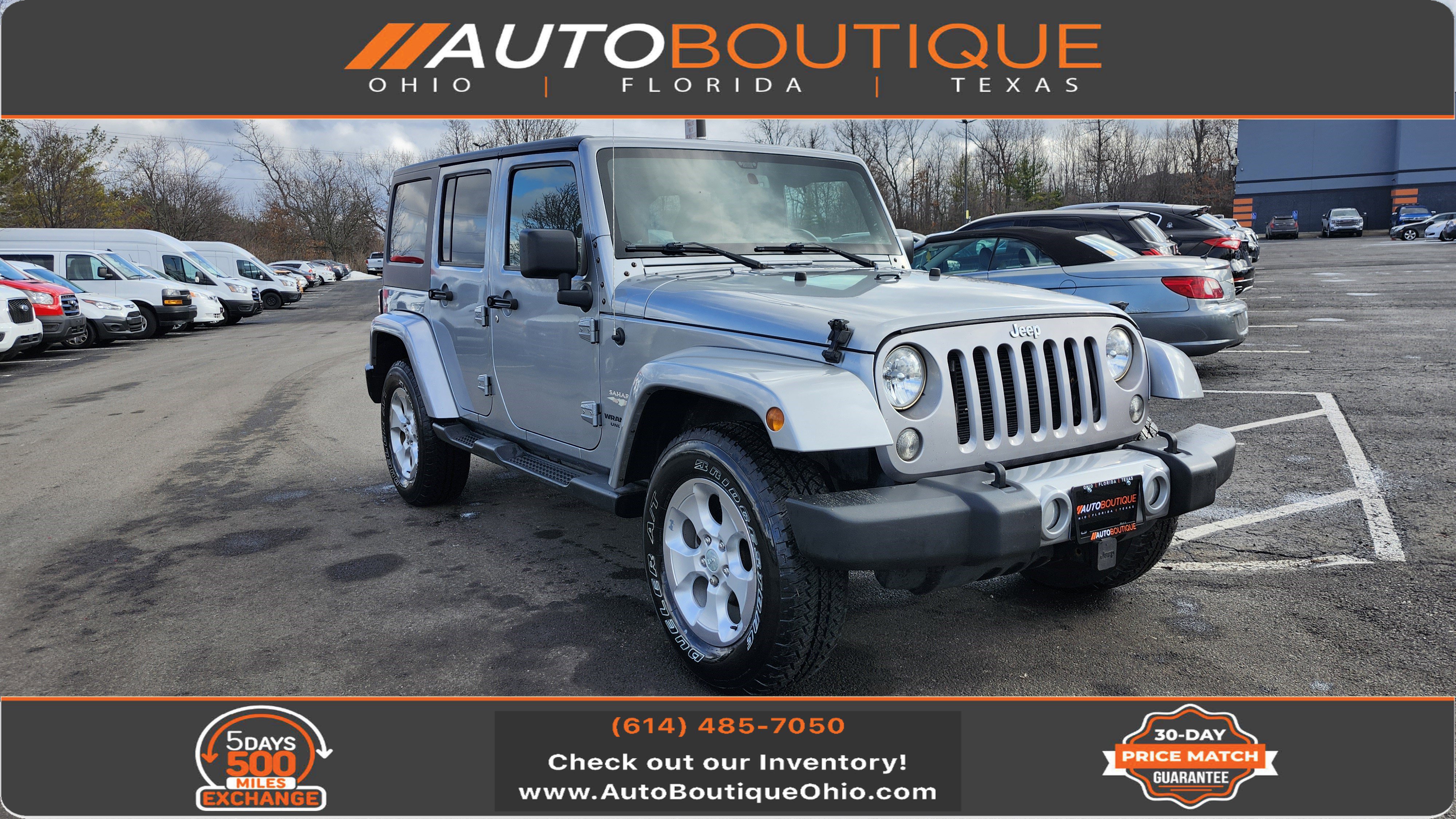 Used 2015 Jeep Wrangler Unlimited Sahara w/ Dual Top Group image 1
