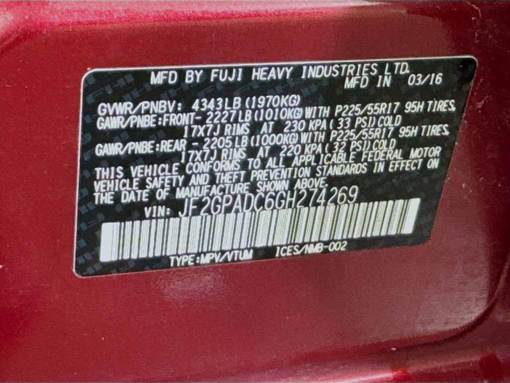 Used 2016 Subaru Crosstrek 2.0i Premium image 38