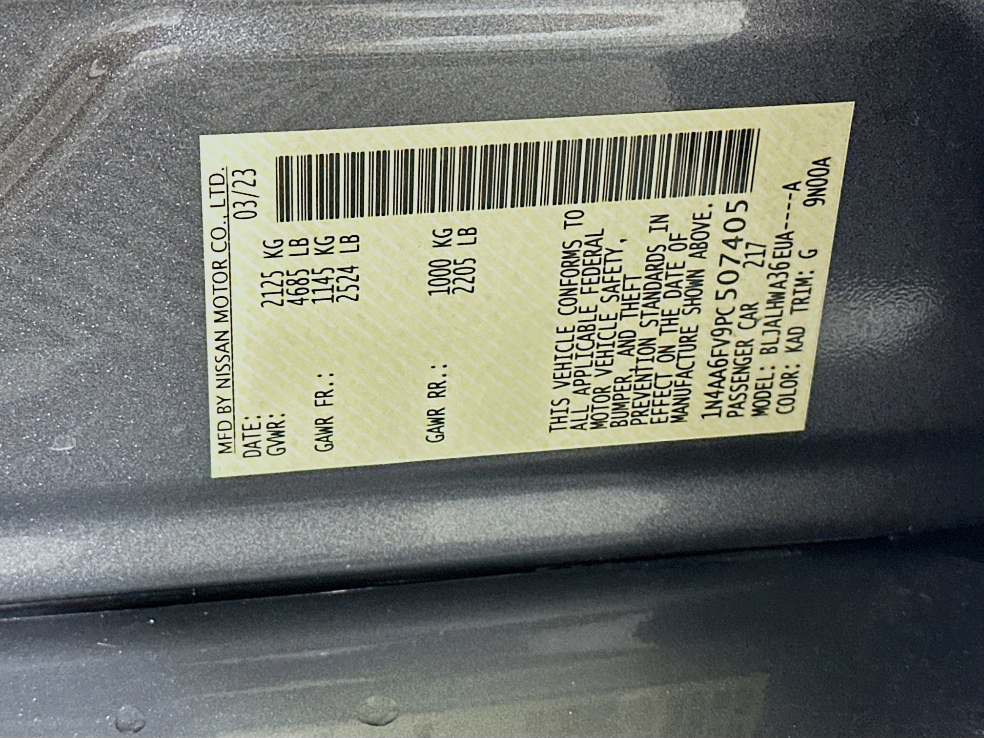 Used 2023 Nissan Maxima Platinum w/ Sport Mat Group image 12