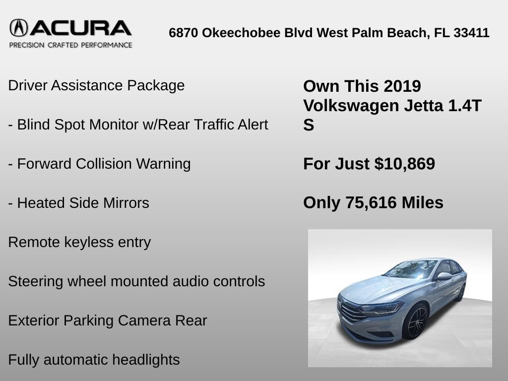 Used 2019 Volkswagen Jetta S w/ Driver Assistance Package FWD image 6