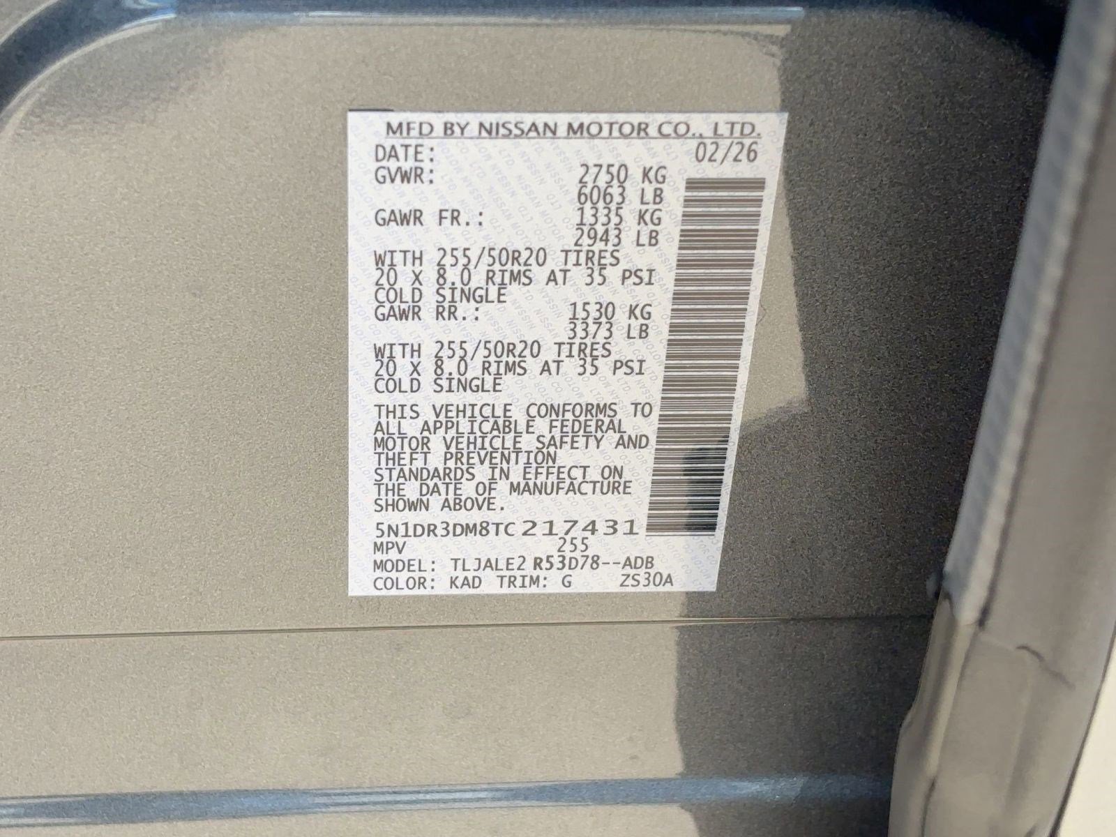 New 2026 Nissan Pathfinder Platinum image 20