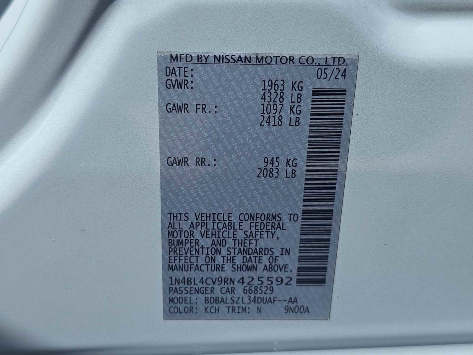Used 2024 Nissan Altima 2.5 SR w/ SR Premium Package image 28