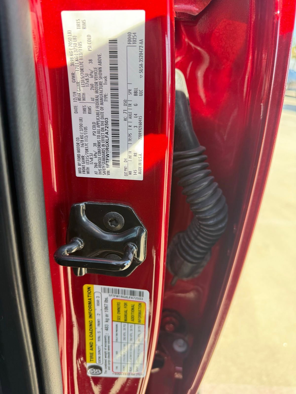 Used 2020 Ford F150 Raptor w/ Equipment Group 802A Luxury image 10