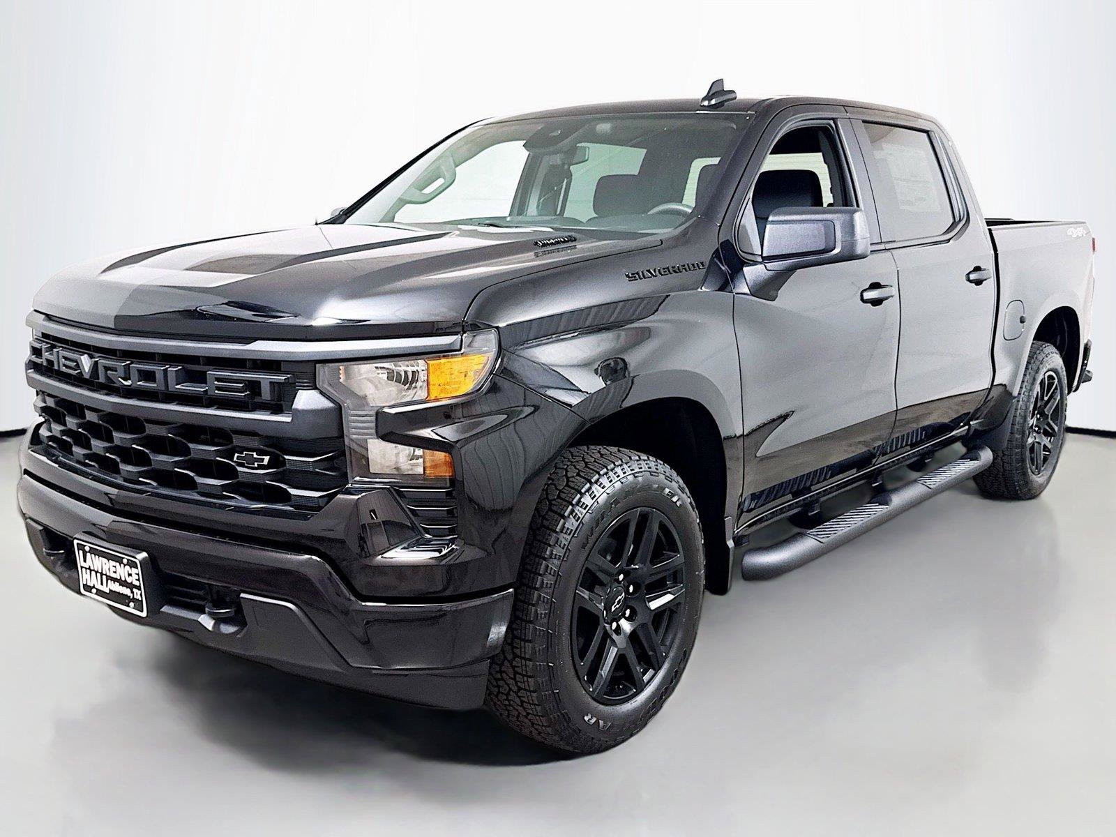 New 2026 Chevrolet Silverado 1500 Custom w/ Turbomax Blackout Package AWD/4WD image 1