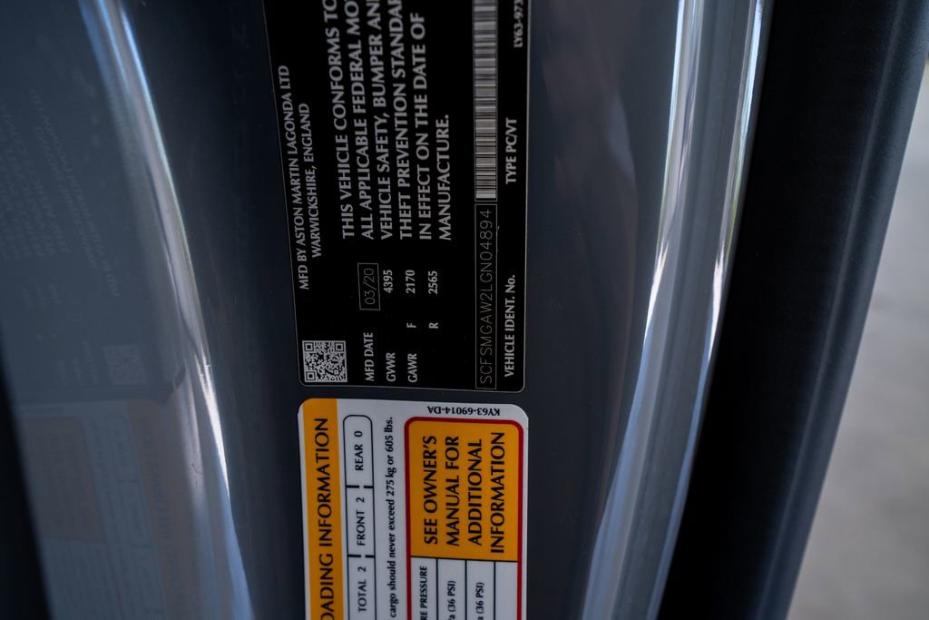 Used 2020 Aston Martin V8 Vantage Coupe image 55