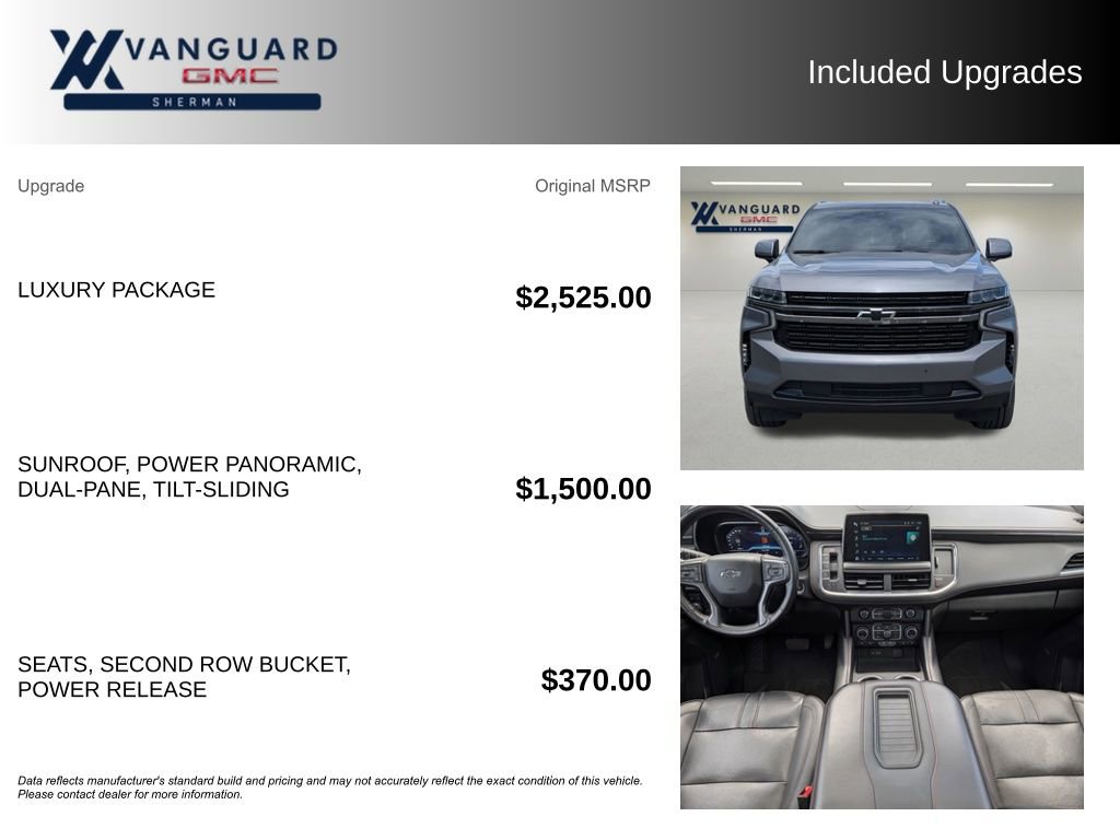 Used 2022 Chevrolet Suburban RST w/ Luxury Package AWD/4WD image 9