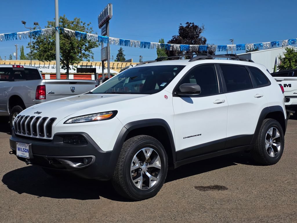 Used 2018 Jeep Cherokee Trailhawk AWD/4WD image 1