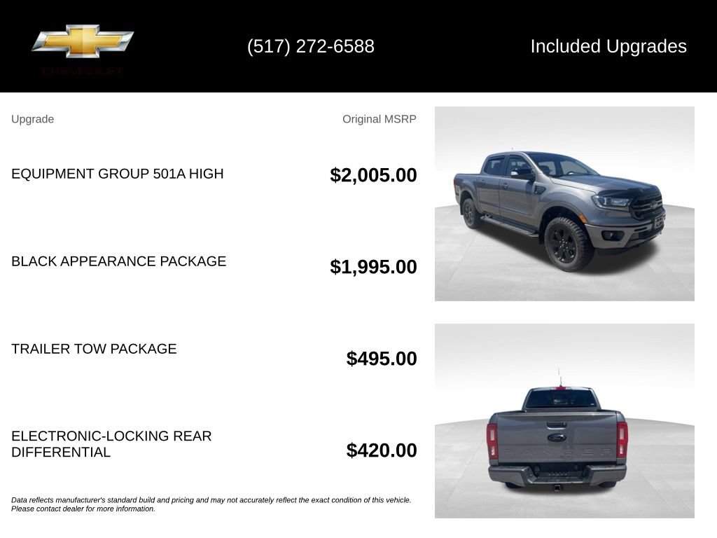 Used 2021 Ford Ranger Lariat w/ Equipment Group 501A High AWD/4WD image 5