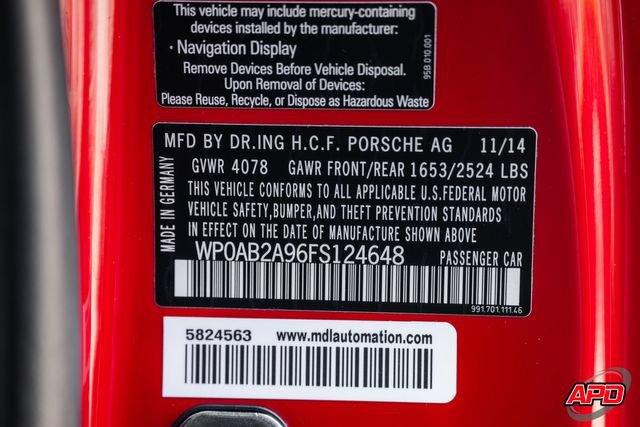 Used 2015 Porsche 911 Carrera GTS RWD image 76