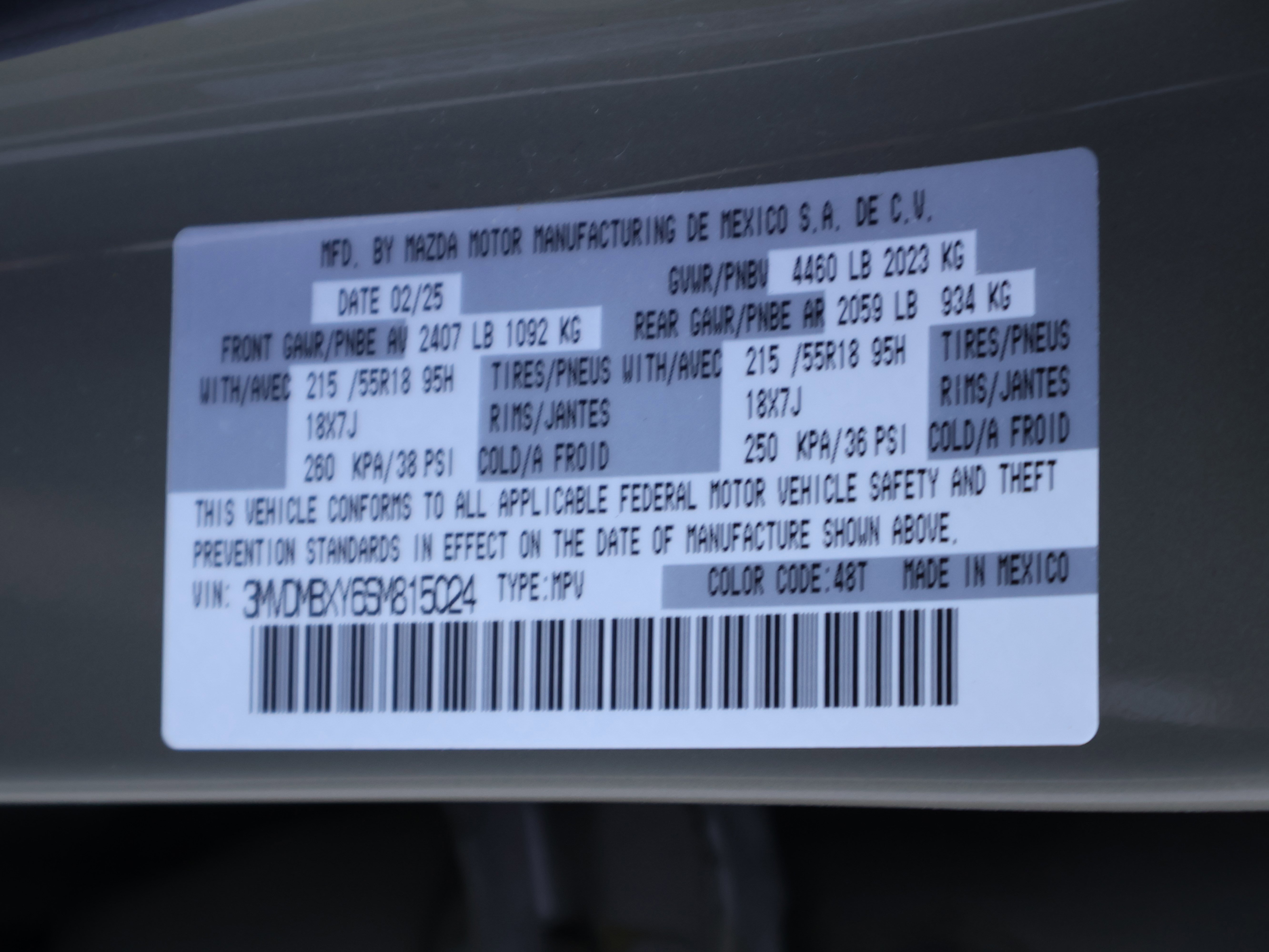 Certified 2025 MAZDA CX-30 Carbon image 45