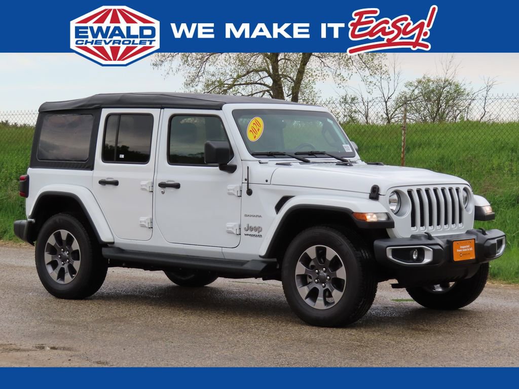 Used 2020 Jeep Wrangler Unlimited Sahara AWD/4WD image 1
