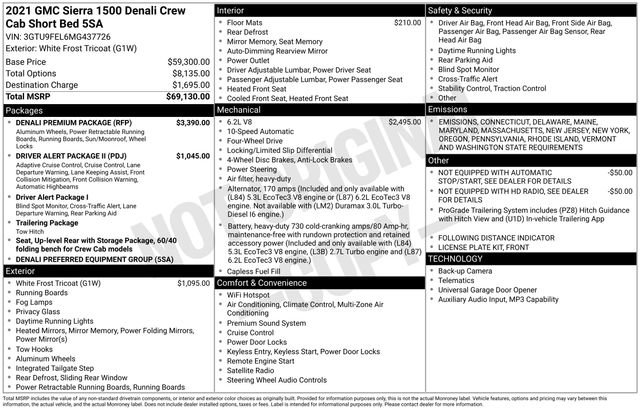 Used 2021 GMC Sierra 1500 Denali w/ Denali Premium Package image 43