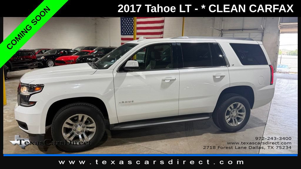 Used 2017 Chevrolet Tahoe LT