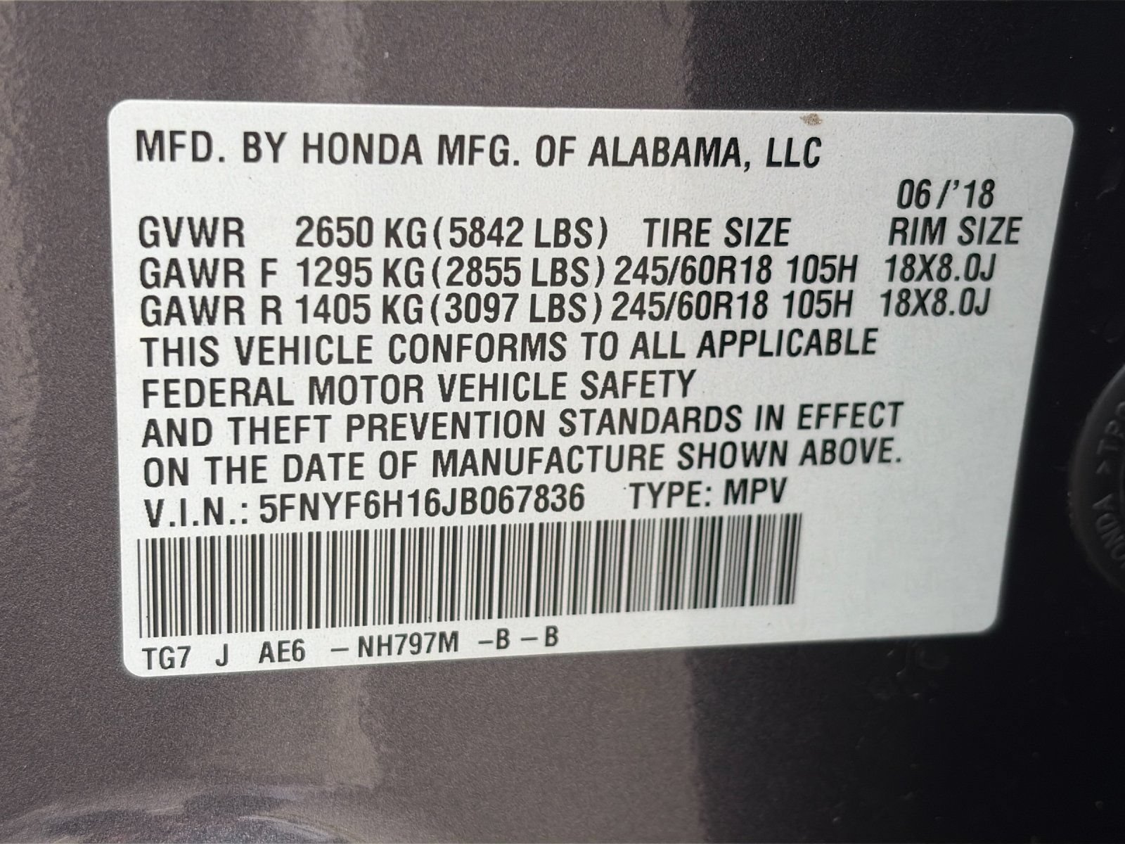 Used 2018 Honda Pilot LX image 30