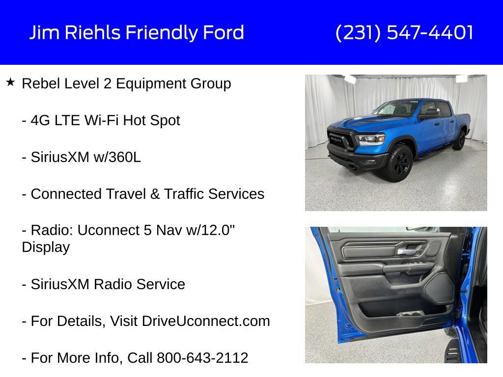 Used 2023 RAM 1500 Rebel w/ Rebel Level 2 Equipment Group AWD/4WD image 36