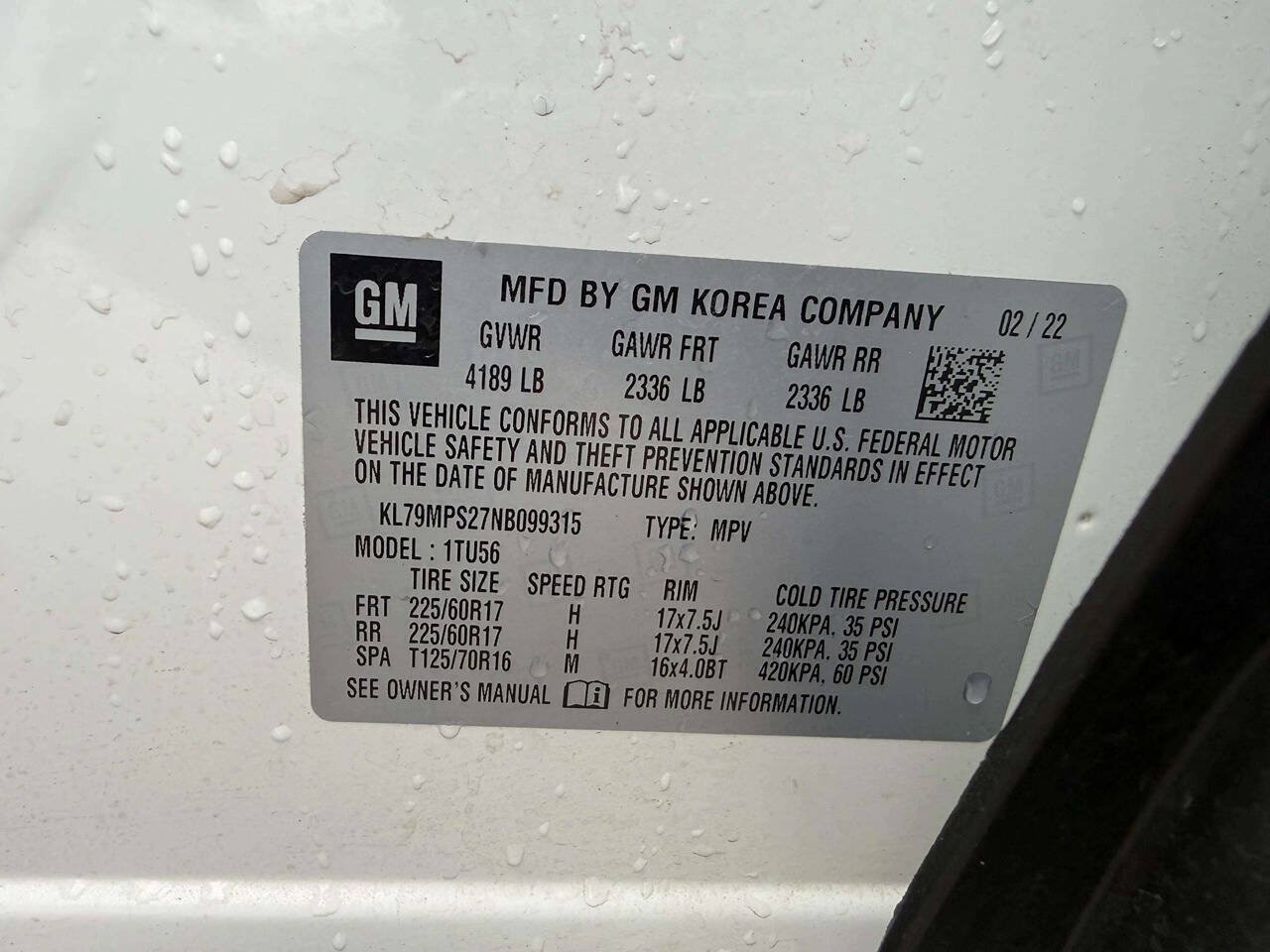 Used 2022 Chevrolet TrailBlazer LT w/ Convenience Package FWD image 22