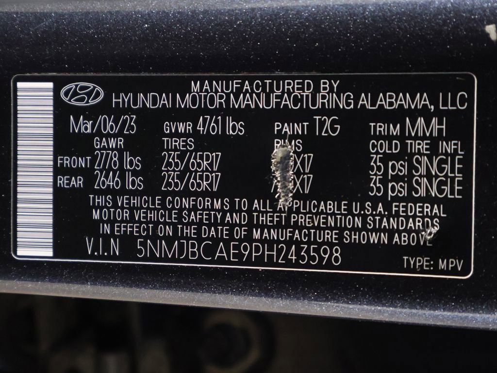 Certified 2023 Hyundai Tucson SEL AWD/4WD image 44