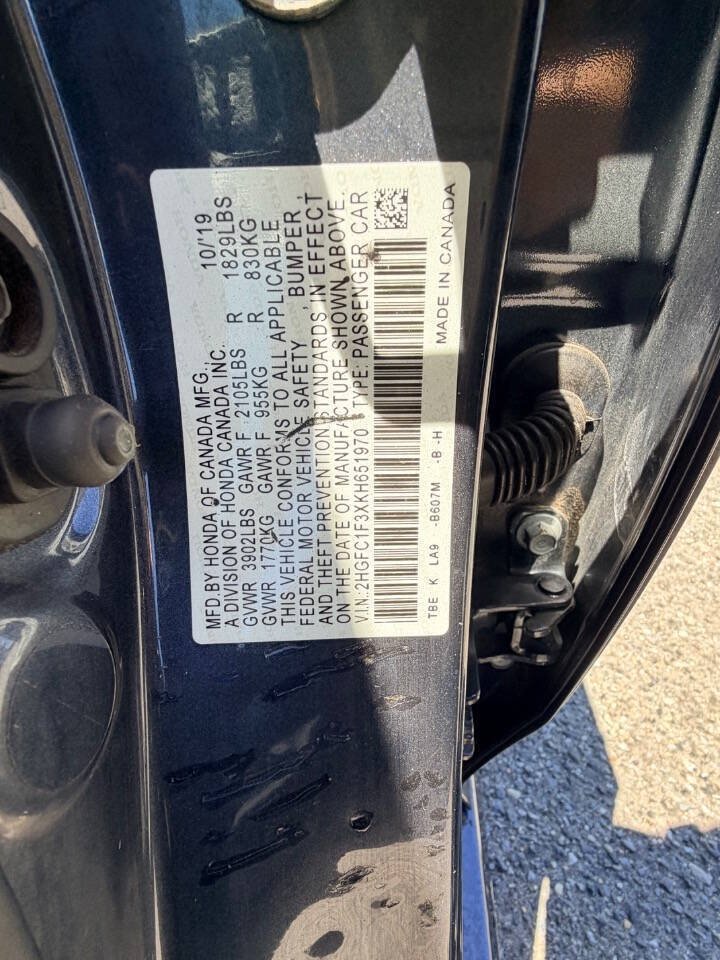 Used 2019 Honda Civic EX image 6