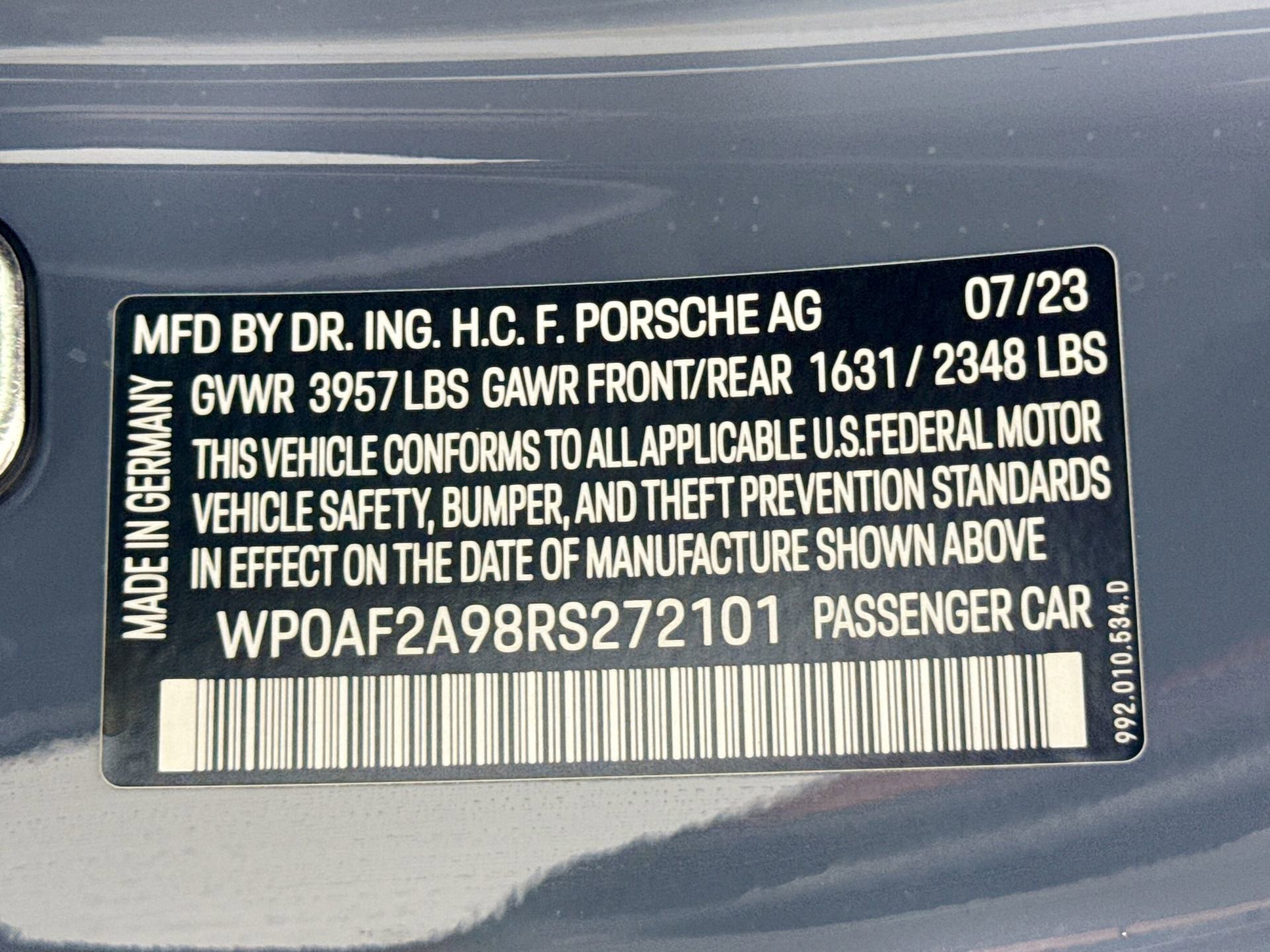 Used 2024 Porsche 911 GT3 RS w/ Weissach Package image 26