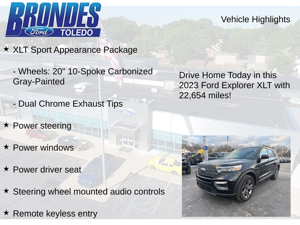 Used 2023 Ford Explorer XLT w/ Equipment Group 202A image 12