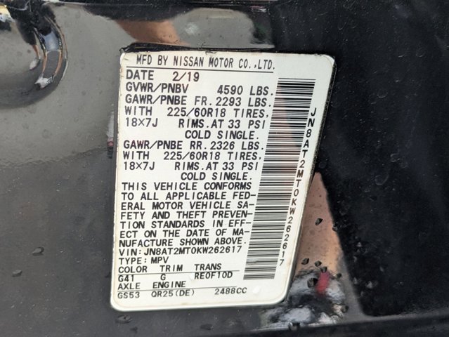 Used 2019 Nissan Rogue SV w/ Premium Package image 15