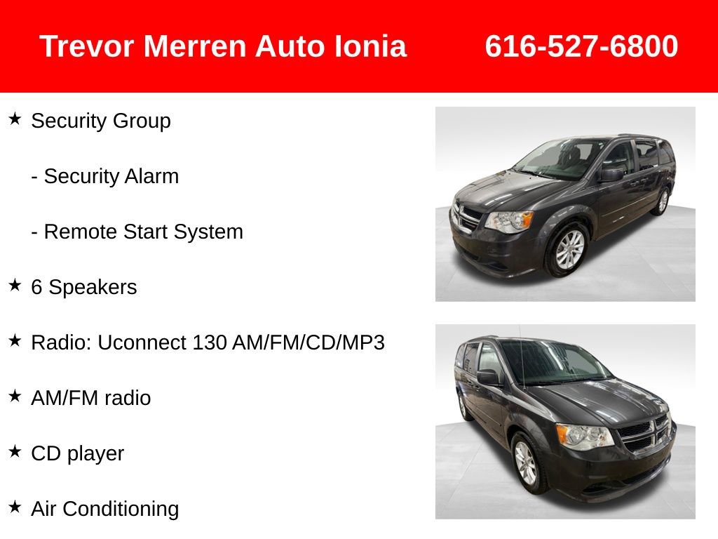 Used 2015 Dodge Grand Caravan SXT w/ Security Group FWD image 13