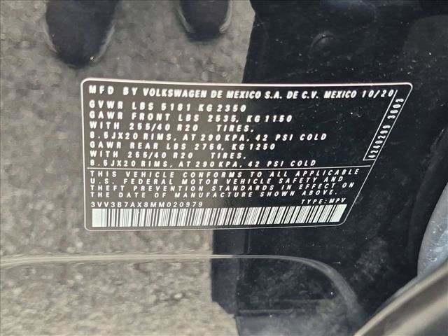 Used 2021 Volkswagen Tiguan SE R-Line FWD image 26