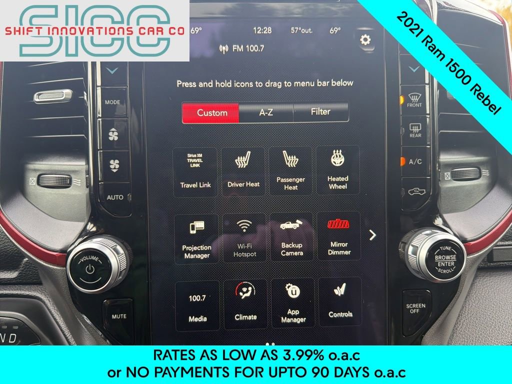 Used 2021 RAM 1500 Rebel w/ Leather & Sound Group AWD/4WD image 14