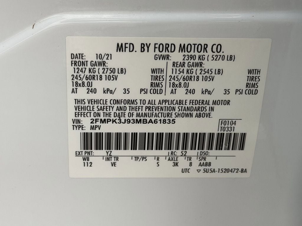 Used 2021 Ford Edge SEL w/ Convenience Package FWD image 32